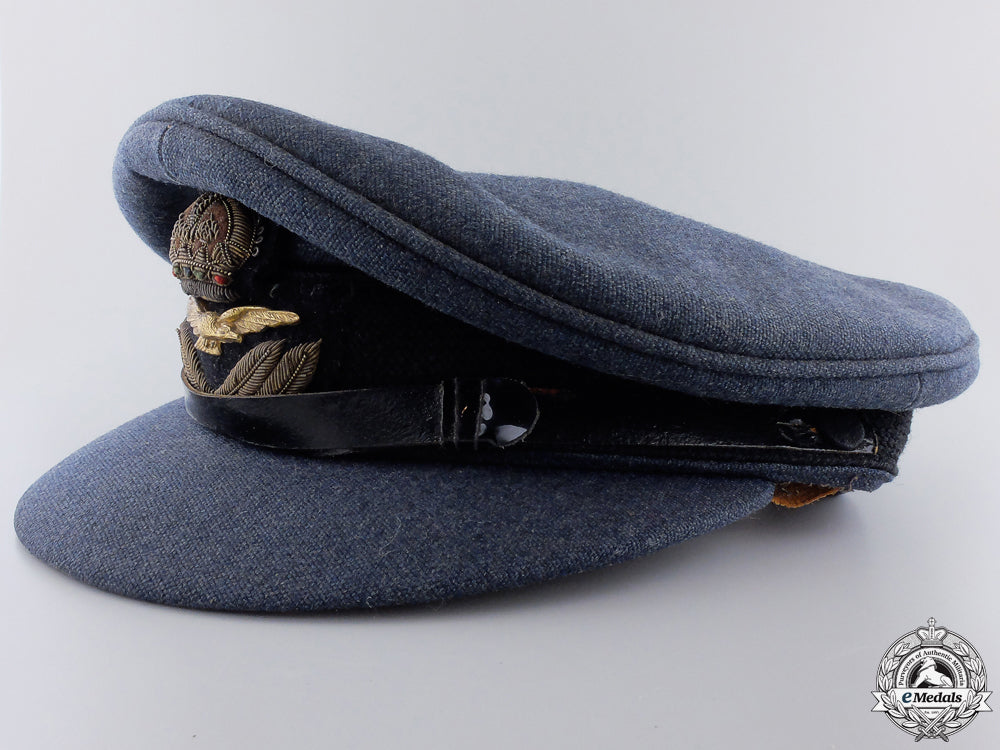 Rcaf Cap A Second War Royal Canadian Air Force (Rcaf) Officer's Service Cap ...