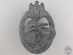 A Second War Tank Badge; Silver Grade