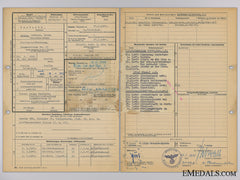 A Service Summery Report For A 9Th Ss Artillery Member