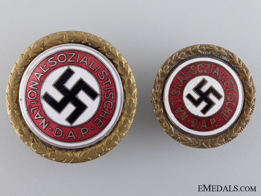 a_set_of_nsdap_golden_party_badge_by_deschler_a_set_of_nsdap_g_54676adf30da5