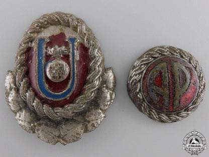 a_set_of_wwii_croatian_ustasha_officer’s_cap_insignia_a_set_of_wwii_cr_551976eb8812e