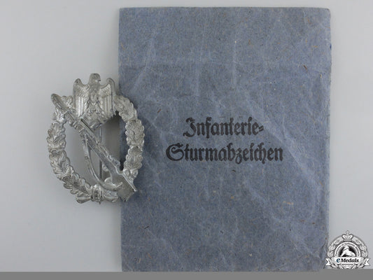 a_silver_grade_infantry_badge_with_packet_of_issue_a_silver_grade_i_55ae5cfd5beaf