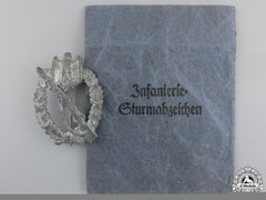 A Silver Grade Infantry Badge With Packet Of Issue