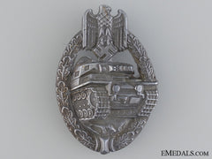 A Silver Grade Tank Badge