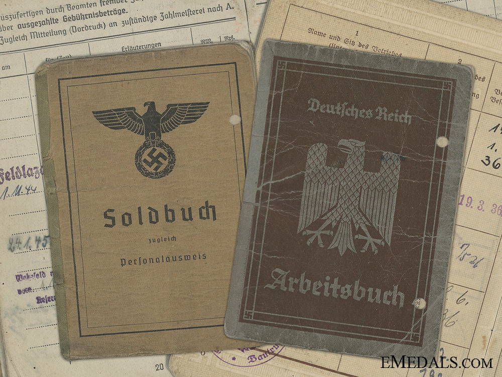 a_soldbuch_to_the3_rd_panzer_j¡__ger_battalion;_wounded_a_soldbuch_to_th_546f9ccde404c