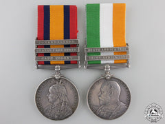 A South Africa Medal Pair To The 7Th Dragoon Gaurds