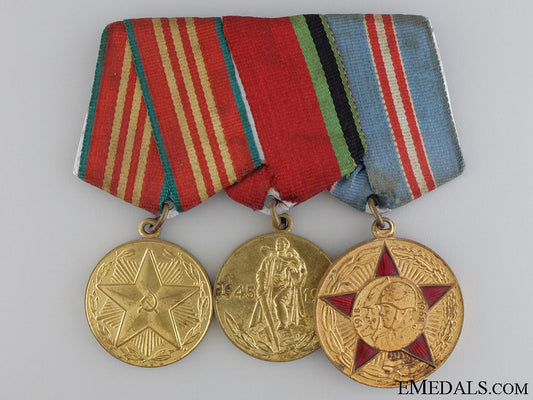 a_soviet_armed_forces_medal_bar_with_three_awards_a_soviet_armed_f_5460e60c324a1
