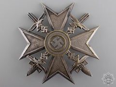 A Spanish Cross With Swords By Otto Schickle; Silver Grade
