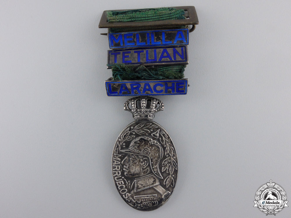 a_spanish_officier's_medal_for_the_morocco_campaign_a_spanish_offici_551d3ae7ee37f