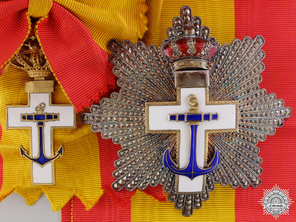 a_spanish_order_of_naval_merit;_grand_cross_set_a_spanish_order__5495b6c62a3ab