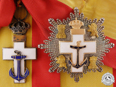 A Spanish Order Of Naval Merit; 1889-1931 Grand Cross