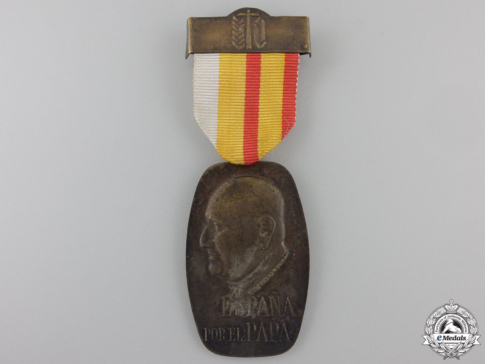 spain,_fascist_state._a_united_pilgrimage_to_pope_john_xxiii_in_rome_medal,_c.1961_a_spanish_united_55c4ff7b12c2f