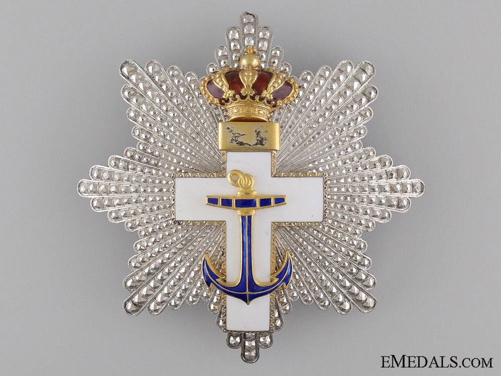 a_spansih_order_of_naval_merit_with_white_distinction;_grand_cross_star_c.1920_a_spansih_order__53e3b5b3e68fa