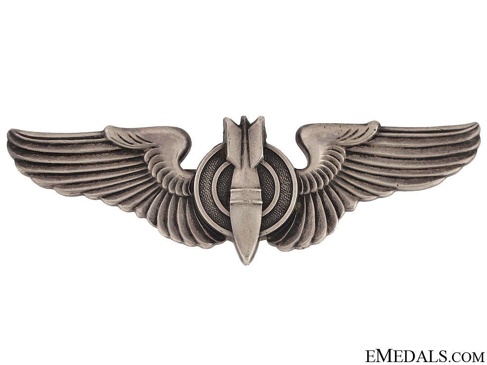 a_sterling_silver_wwii_bombardier_wing_a_sterling_silve_50c6382449da0