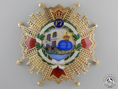 A Superb Order Of Isabella The Catholic In Gold; Grand Cross