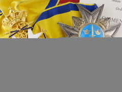 A Swedish Order Of The Sword To Air Force Section Chief; Grand Cross Set
