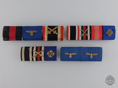 A Third Reich Group Of Four Ribbon Bars