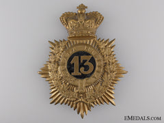 A Victorian 13Th Canadian Militia (Hamilton, Ont) Helmet Plate