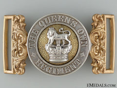 A Victorian Queen's Own Regiment Officer's Buckle