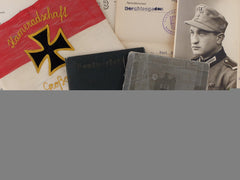 A Wehrpass Document Group With Armband