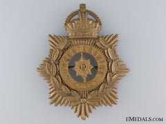 A Worchestershire Regiment Helmet Plate