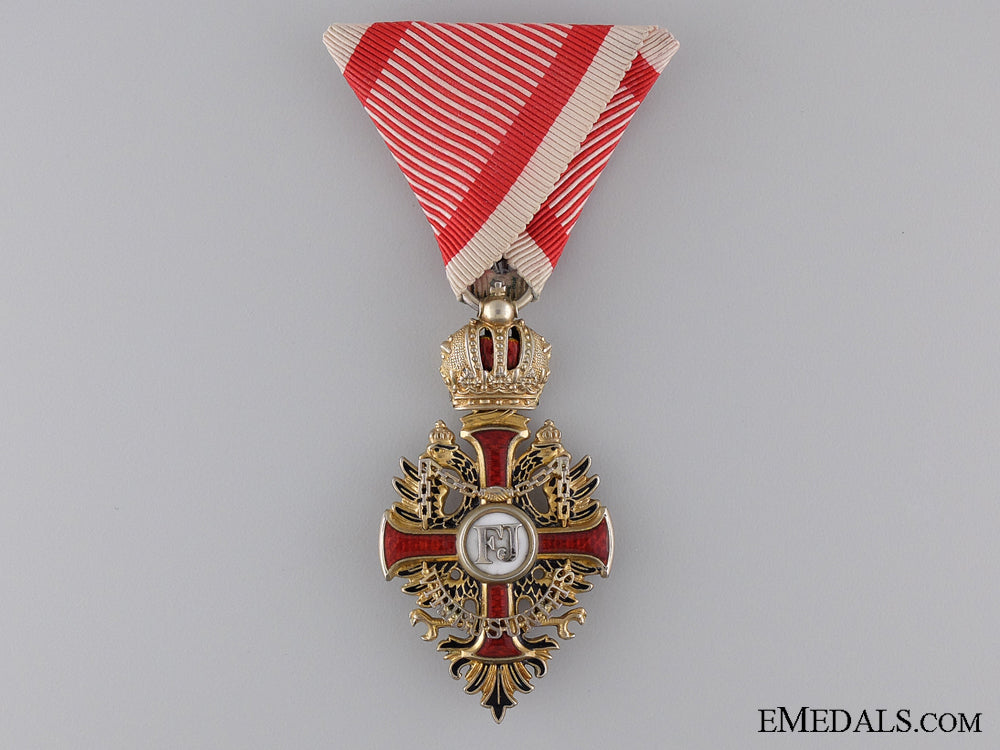 a_wwi_austrian_order_of_franz_joseph;_knight's_breast_badge_a_wwi_austrian_o_53d2adf7c9ee5