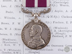 A Wwi Balkans Army Meritorious Service Medal To The Royal Army Medical Corps
