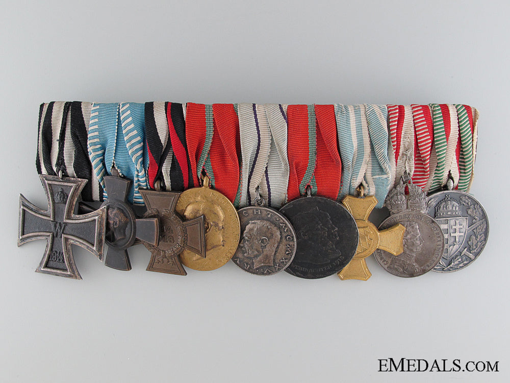 a_wwi_period_bavarian_nine_piece_medal_bar_a_wwi_period_bav_5339904a8a75b
