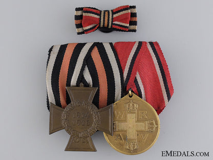 a_wwi_prussian_red_cross_veteran's_medal_pair_a_wwi_prussian_r_54400a82c3100