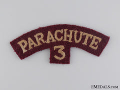 A Wwii 3Rd Parachute Battalion Shoulder Flash