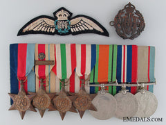 A Wwii Royal Australian Air Force Medal Bar