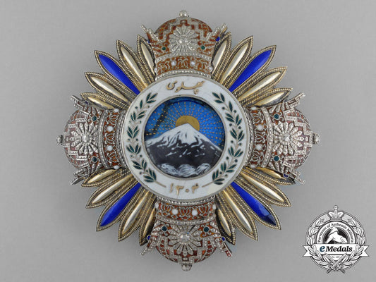 an_superb_french-_made_iranian_order_of_pahlavi;1_st_class_breast_star_aa_0196