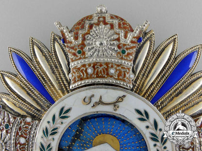 an_superb_french-_made_iranian_order_of_pahlavi;1_st_class_breast_star_aa_0197