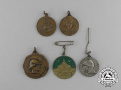 Five Italian Medals & Awards