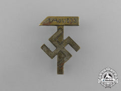 A 1933 German Day Of Labour Badge