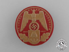 A 1937 “15 Years Of Nsdap In Augsburg” Celebration Badge By E. O Friedrich