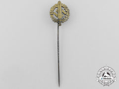 A Miniature Gold Grade Sa Sports Badge Stick Pin