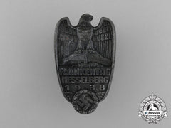 A 1938 “Day Of The Franken” In Hesselberg Badge By C. Salmberger