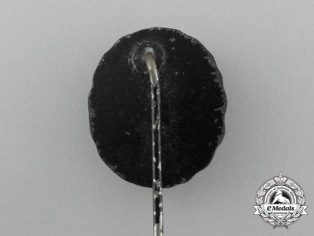 a_second_war_german_miniature_black_grade_wound_badge_stick_pin_aa_0738