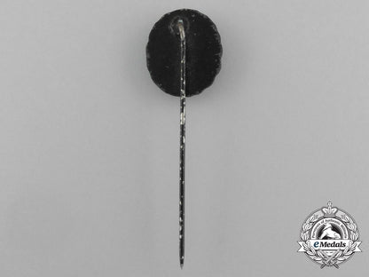 a_second_war_german_miniature_black_grade_wound_badge_stick_pin_aa_0739