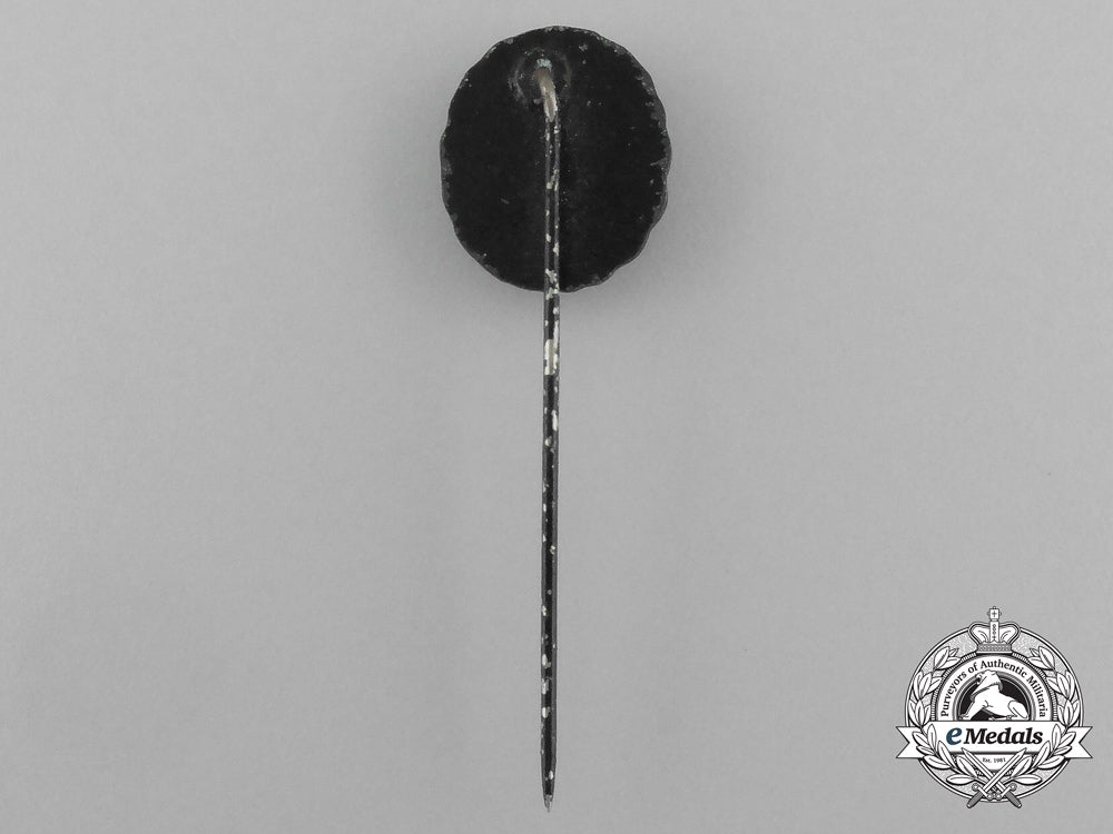 a_second_war_german_miniature_black_grade_wound_badge_stick_pin_aa_0739