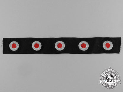 an_uncut_section_of_five_uncut_panzer_overseas_cap_cockades_aa_0870