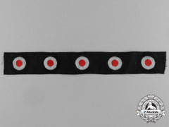 An Uncut Section Of Five Uncut Panzer Overseas Cap Cockades