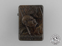 A 1937 Nsrl Hindenburg Festival Of Gymnastics Badge