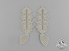 A Mint Set Of Second War German General’s Collar Tab Templates