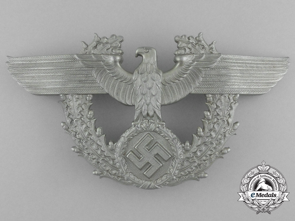 a_second_war_german_police_shako_plate_aa_0922