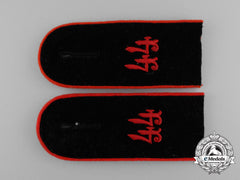 A Mint Pair Of Wehrmacht 44Th Artillery Division Enlisted Man’s Shoulder Boards