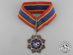 A Chinese Order Of The Resplendent Banner; 5Th Class Commander