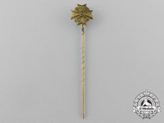 A Miniature Gold Grade Spanish Cross Recipient’s Stick Pin