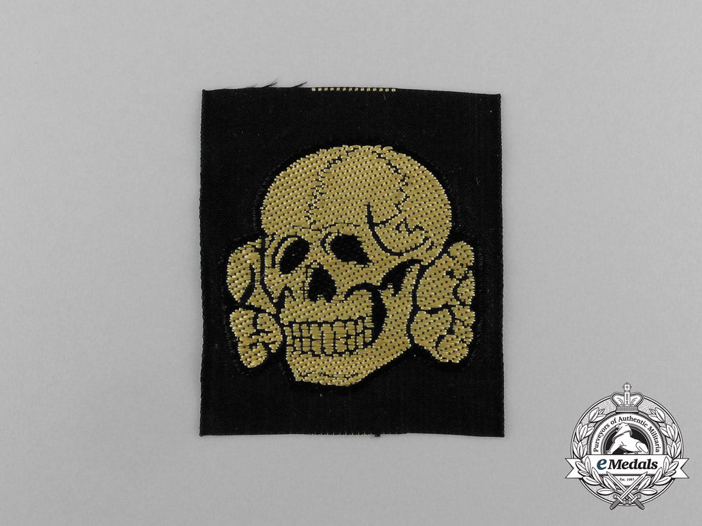 a_mint_and_unissued_waffen-_ss_em/_nco’s_tropical_cap_skull_aa_1113